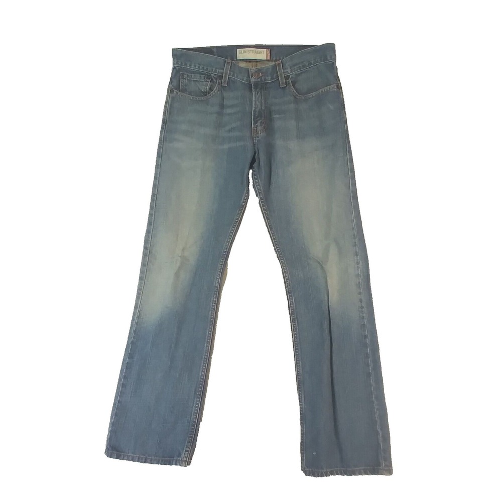 Levi's 514 jeans men's 32 x 30 slim fit straight blue denim pants